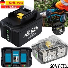 8000mAh Für Makita 18V Akku