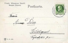 Los  vom  19.11  Heimatbeleg