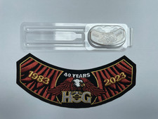 Patch u. Pins Harley Davidson Owners Group (HOG) 2023 Jahrespatch Neu rar/selten