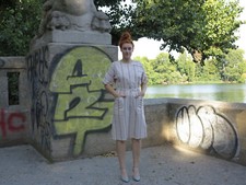 VEB Kleiderwerk Leipzig KLEID 80er True VINTAGE 80s woman dress summer Damenmode