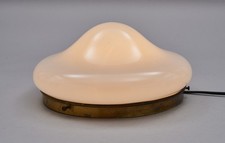 Seltene originale Jugendstil Deckenleuchte Wand- Lampe Glas Messing um 1910/20