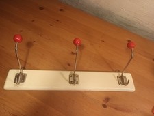 Alte Garderobenleiste Holz 3