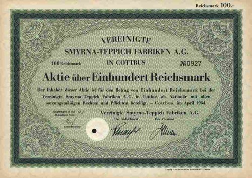 Vereinigte smyrna teppich - smyrna, ag