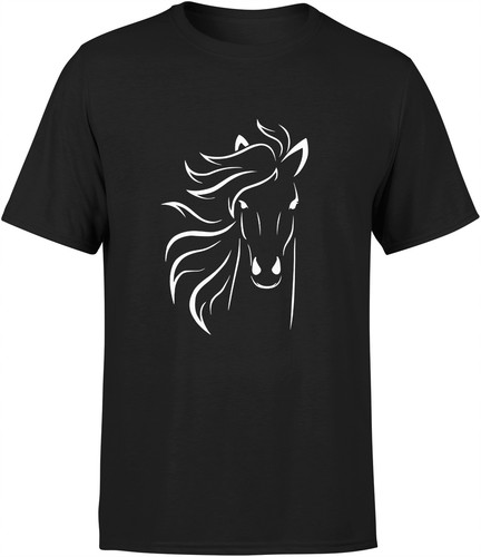 Herren shirt mit pferdemotiv - herren-t-shirt,