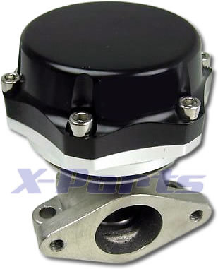 Wastegate 38mm schwarz - 38mm,