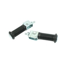 Fußrasten hinten Sozius Beifahrer schwarz pas f MZ ETZ 125 150 250 TS 250 