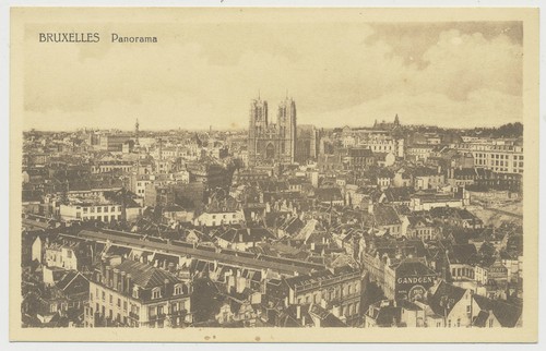 Bruxelles panorama - ak,