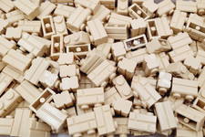 LEGO Mauersteine Beige Tan Profilsteine 98283  Burg Ziegelsteine MOC 100x