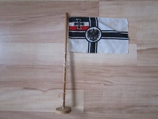Originale alte Preussische Reichskriegsfahne der Kaiserlichen Marine