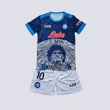 Retro Kinder Trikot-Set Napoli Special Edition Maradona. / Nr. 10, neu