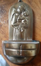 Altes Weihwasserbecken Hl. Antonius Messing