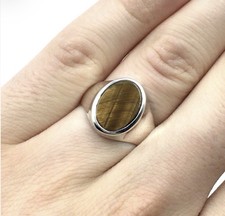 klassischer Siegelring oval