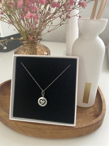 Kette halskette silber herz - kette/halskette,