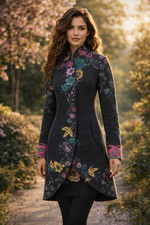 Ivko long cardigan coat - ivko,