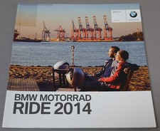 Prospekt Buch BMW Motorrad Ride von 2014, 82 Seiten + 36 Seiten Preisliste