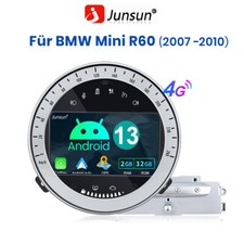64GB Android 13 GPS Autoradio Navi DAB+CarPlay DTV SWC OBD2 für BMW Mini Cooper