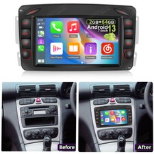 64GB Carplay Autoradio für Mercedes Benz W203 Vito W639 W168 Vaneo CLK W209 W210