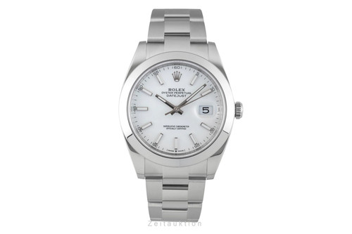 Rolex datejust white dial - rolex,