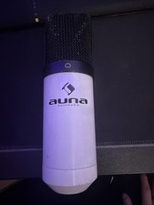 Auna MIC-900B USB Kondensator Mikrofon, Weiß mit Shock-Moumt