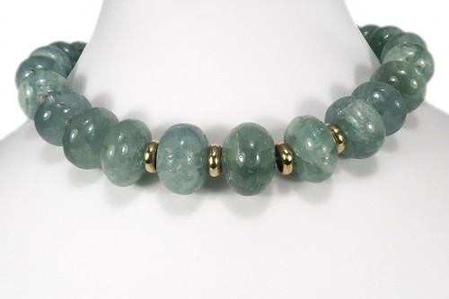 Collier aquamarin schließe - collier,