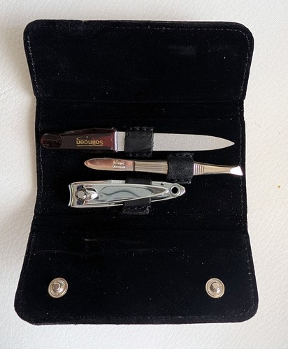 Echtleder maniküre etui - echtleder,