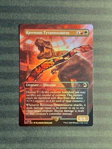Ravenous tyrannosaurus foil - tyrannosaurus,