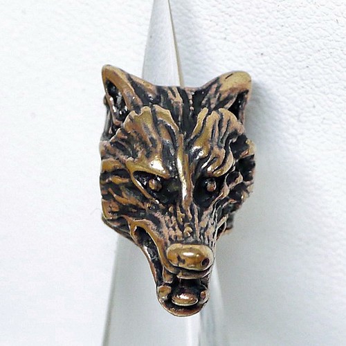 Bartperle wolf wolfskopf - wolfskopf, +