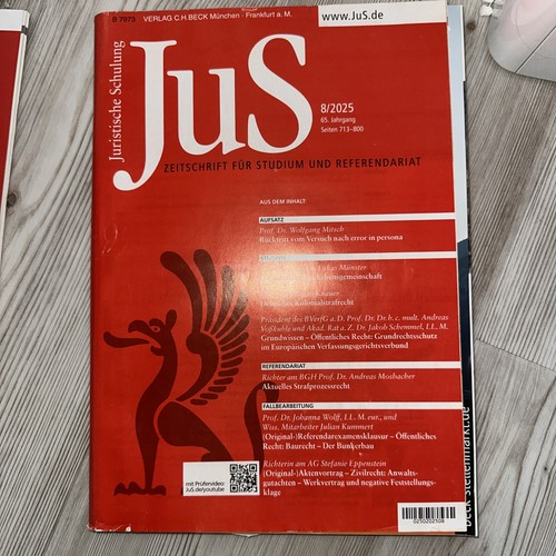 Jus juristische schulung - schulung, 8
