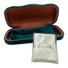 Gucci  Brillenetui Samt Grün