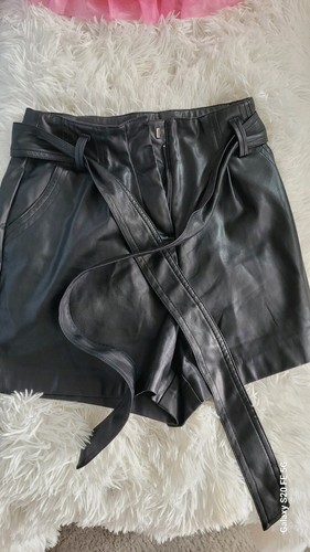 Damen kunst leder short - damen,