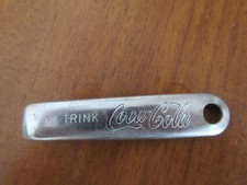 Alter Coca-Cola Flaschenöffner aus Metall Schweiz 50er 60er bottle opener