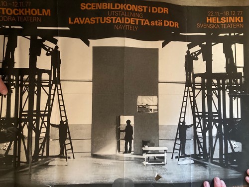 Plakat ddr szenenbildkunst - plakat,