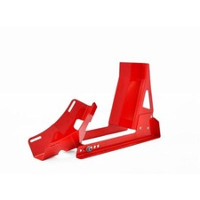 Transportwippe Montageständer Vorderrad 17"-21" Radhalter Motorrad Wippe rot