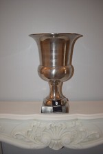 Bodenvasen Edle Vase Nickel Aluminium Blumenvase Pokalvase Deko Standvase Neu