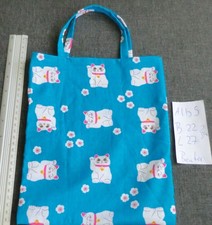 ALP-5 2)BW 1x Stoff tasche UNIKAT Geburtstag KindWeihnachten Glücktasche Katze