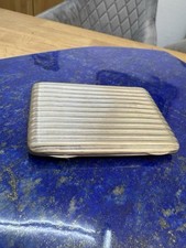 Schweres Zigarettenetui  800  Silber / Mit Federzug 64,35 Gramm