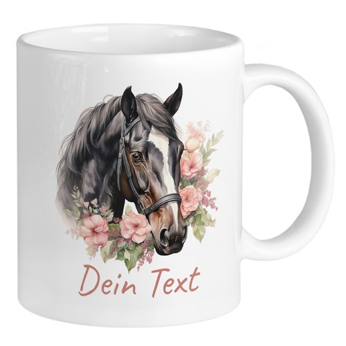 Personalisierte pferde tasse - pferde,