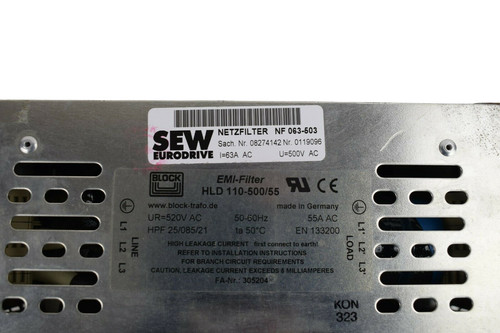 Sew eurodrive netzfilter - sew, nf