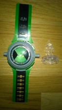 Ben 10 Omnitrix Uhr Bandai 2008 + Kristallfigur mit Licht & Sound neuwertig