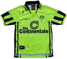 Dortmund Trikot Gr. S (M) 1996/97 Heim neon gelb BVB09 retro 90er Nike 96/97 90s
