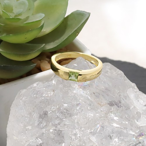 Peridot siegelring herren - peridot,