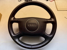 AUDI A4 Cabrio B6 - 4 Speichen Leder Lenkrad komplett