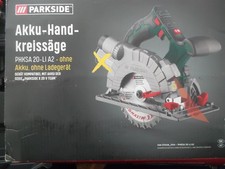 PARKSIDE® 20V Akku-Handkreissäge - mit zuschaltbaren Laserführung - Neu !!!
