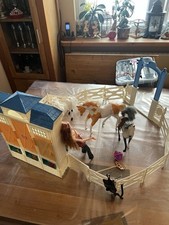 Barbie Pferde Ranch Pferdestall Horse Range 90er Vintage 18428 Zubehör