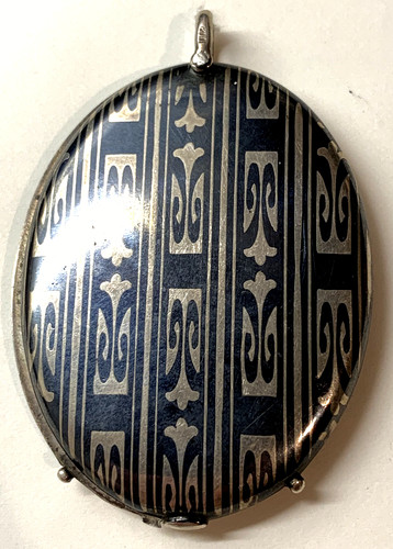 Antikes silber medaillon - antikes,