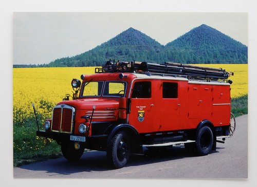 Feuerwehr postkarte 16 - feuerwehr, /