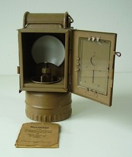 2 WK WH Einheitslaterne 42 DAK mit Merkblatt vor 1945 ungebraucht