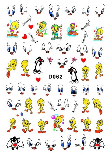 Tweety nagelsticker nail art - tweety,