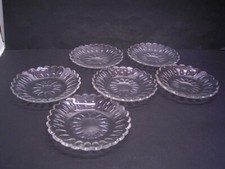 6 KRISTALL DESSERT TELLER um