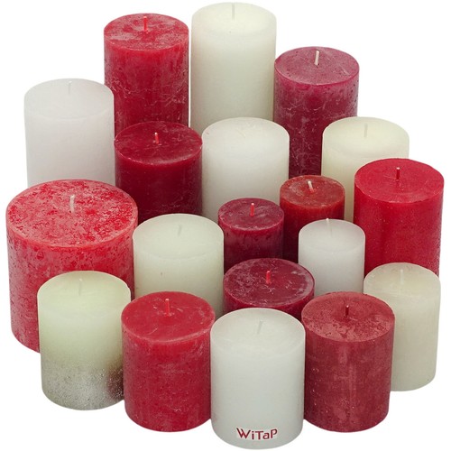 Rustic stumpenkerzen set - kg,